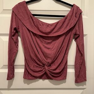 ‼️4/$15‼️Charlotte Russe Elegant Y2K Off-Shoulder long sleeve Top